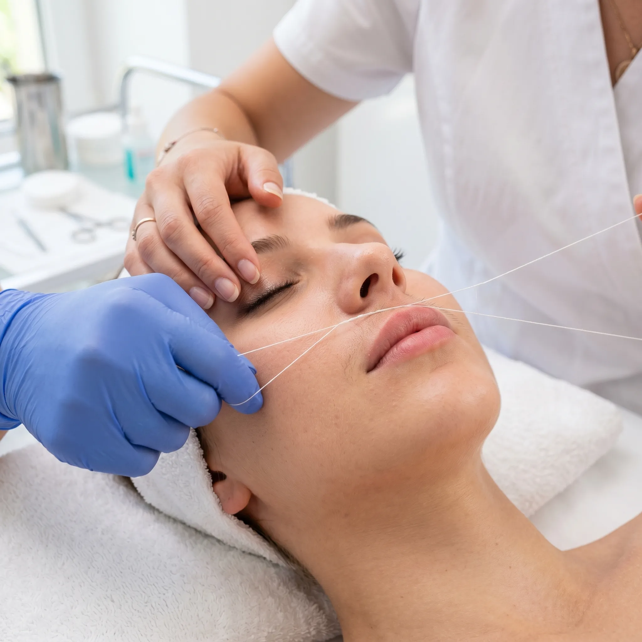 Upper Lip Threading